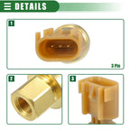 Air Pressure Temperature Sensor for Buick (Plastic Gold Tone Brown)