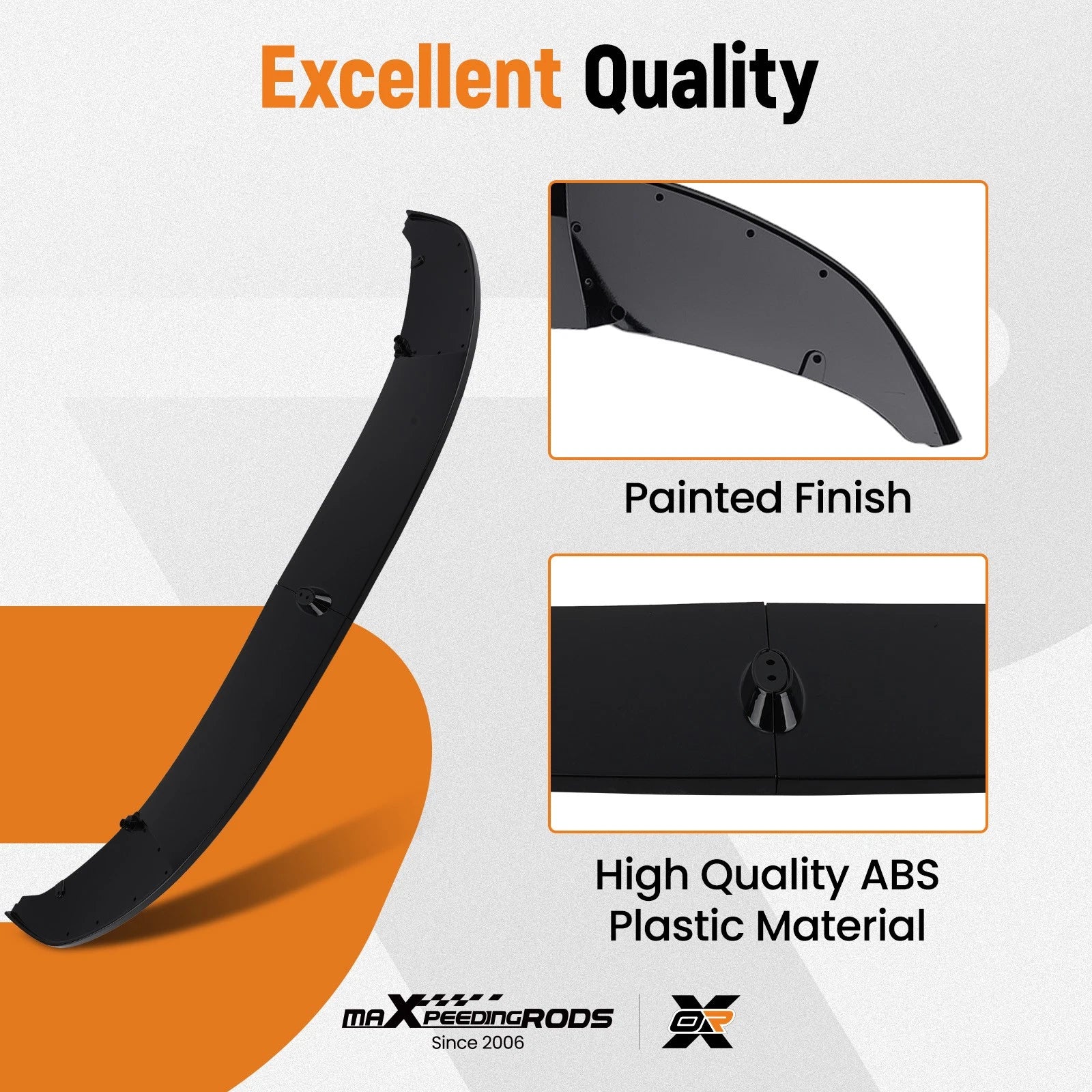Front Bumper Lip Spoiler Splitter for BMW F10 5 Series (2011–2016) M Sport