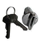 Chrome Ignition Lock Cylinder Zamak 5 w/ Keys for Chevrolet Corvette (1953–1964)