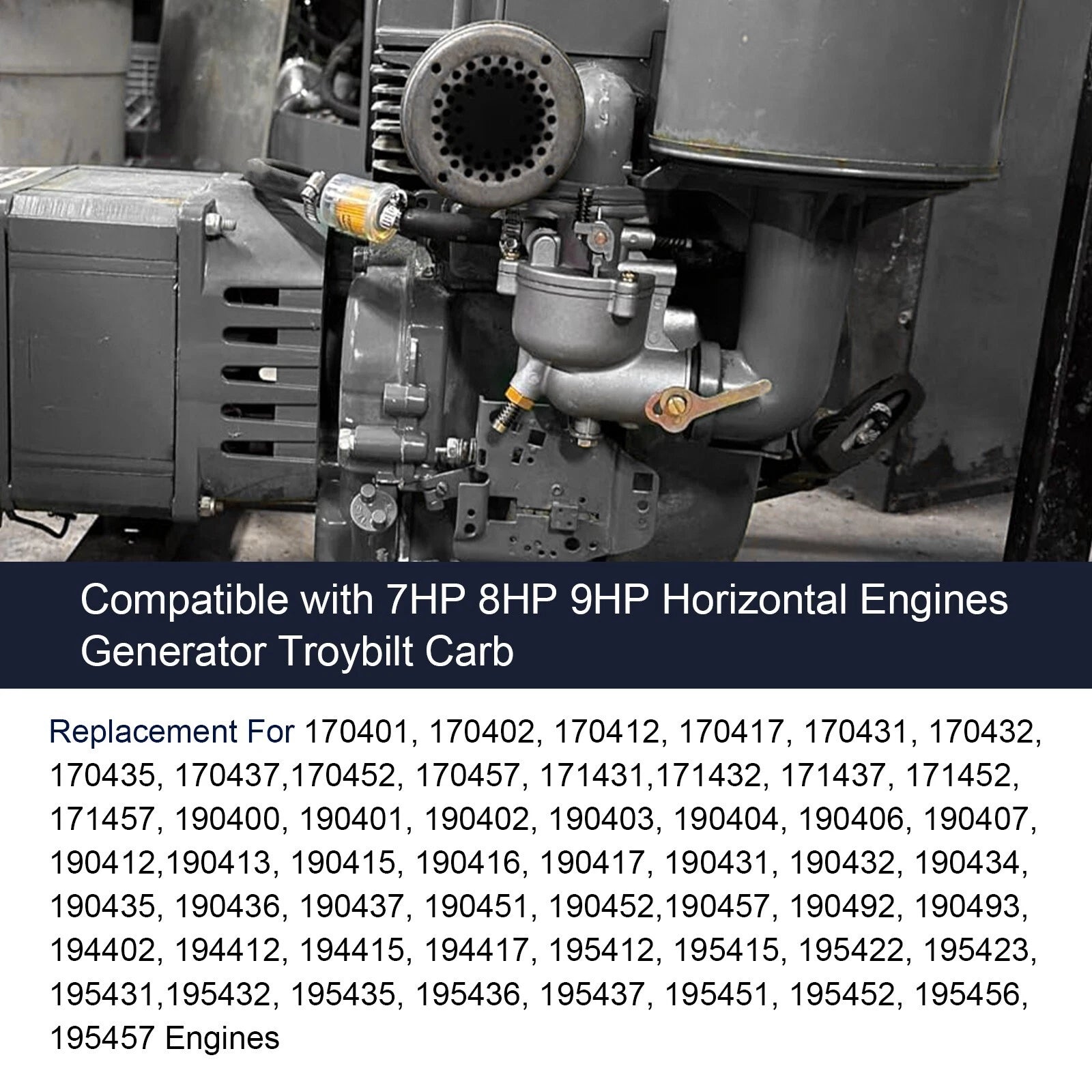 Carburetor for BS 7HP 8HP 9HP Engine (Fits Various Models)