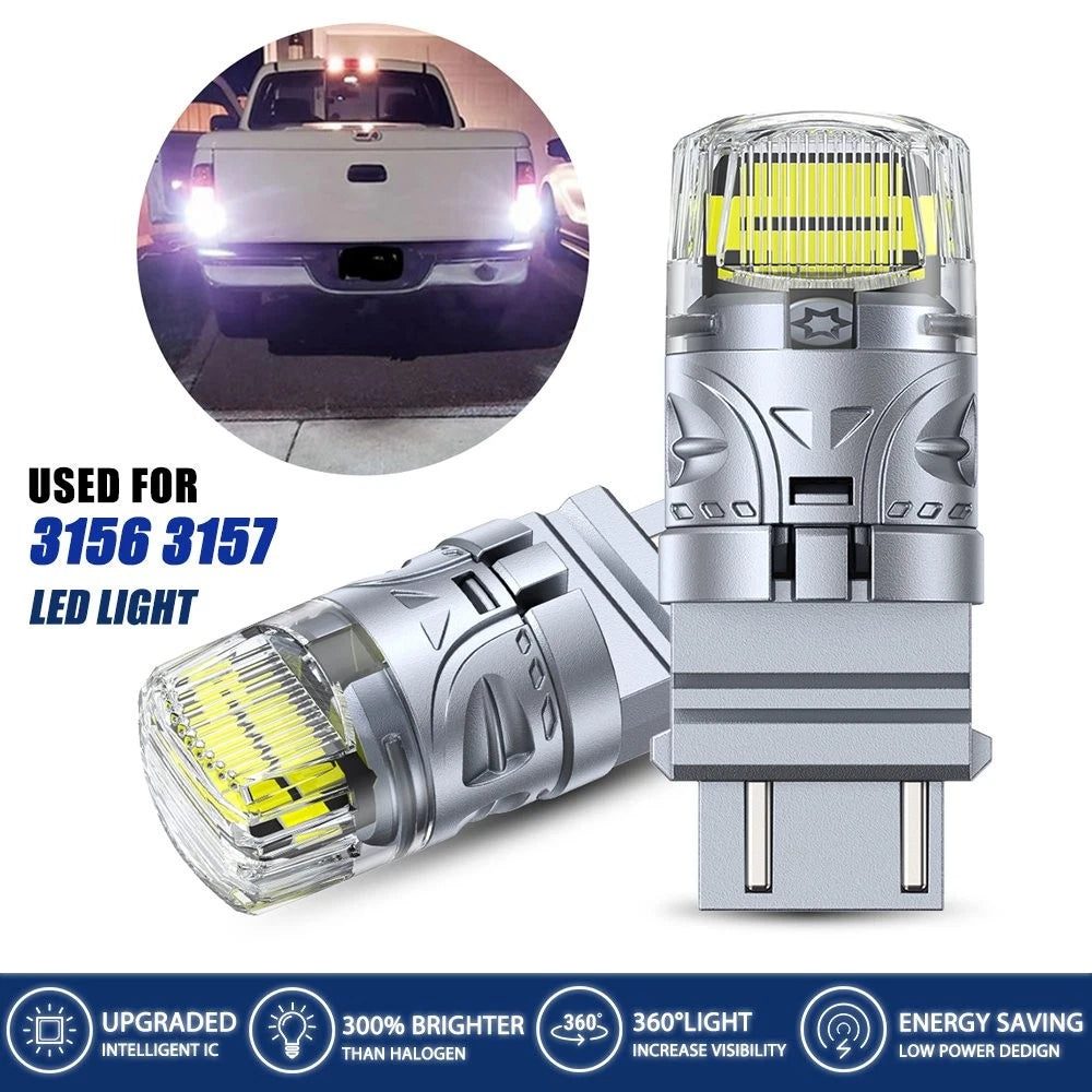 3157 LED White Daytime Running Light Bulb for Chevy Silverado 1500 (1999–2012)