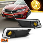 Fog Lights for Honda Civic 2019–2020 (2/4-Dr, Amber Lens, Switch, Bezel)