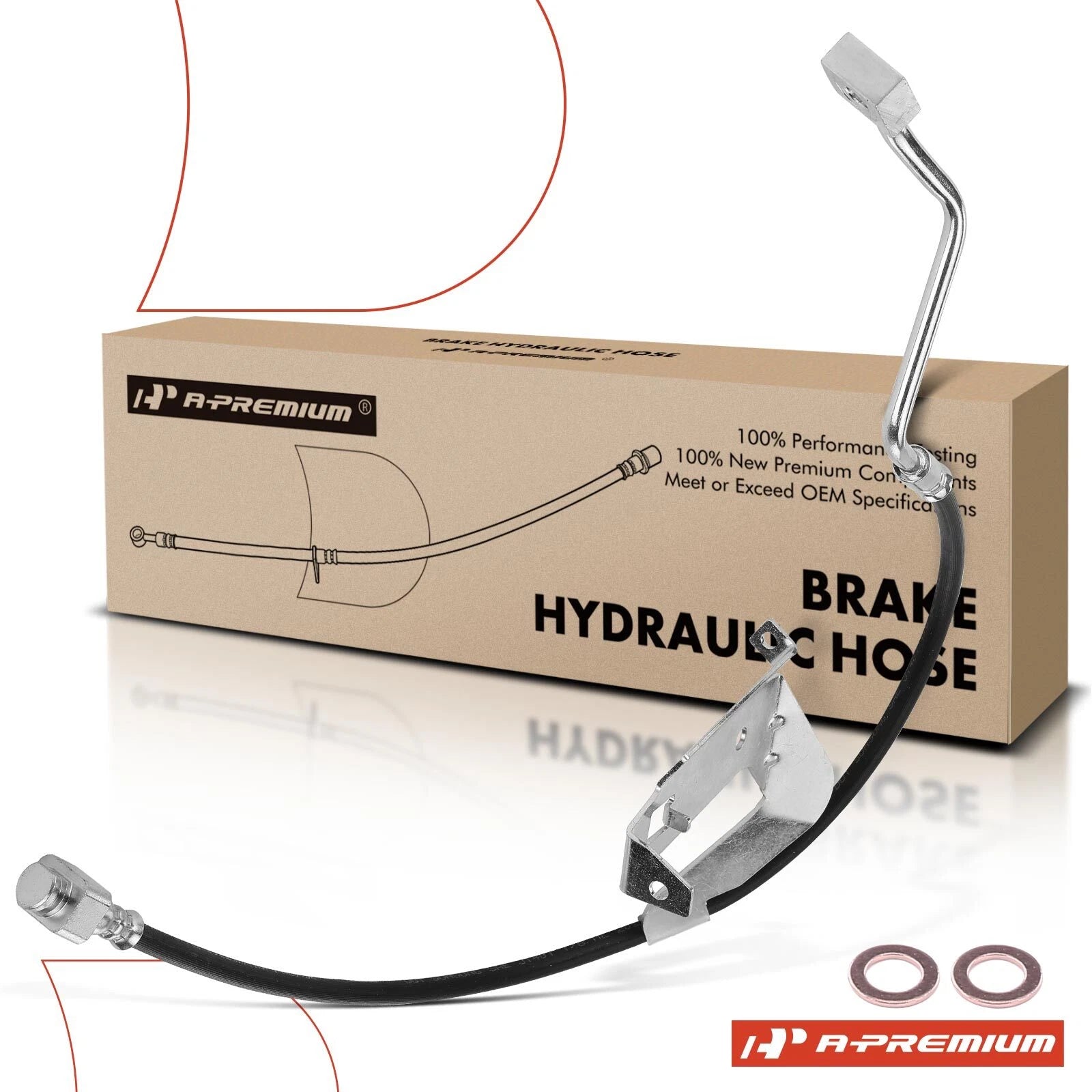 Front Left Brake Hydraulic Hose for Ford F-250 Super Duty (2013–2016)
