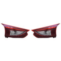 Set of 2 TYC Inner Tail Light Lamp Assemblies for Mazda 3 Hatchback (2014–2016)