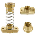 Anti-backlash Nut T8 Brass for 2mm Pitch 8mm Diameter