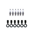 Set of 6 Denso U-Groove Spark Plugs & NGK Coil Boot Kit for Toyota Highlander