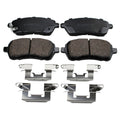 Set of 4 Akebono ProAct Ultra Premium Ceramic Front Brake Pads for Ford Fiesta Mazda 2 (2011–2019)