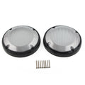 6.5" Saddlebag Lid Speaker Grill Covers for Harley Touring Electra Glide (83-20)