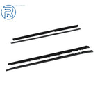 Set of 4 Window Sweep Weatherstrip Felt Seal Kit for Chevy Corvette (1984–1989)