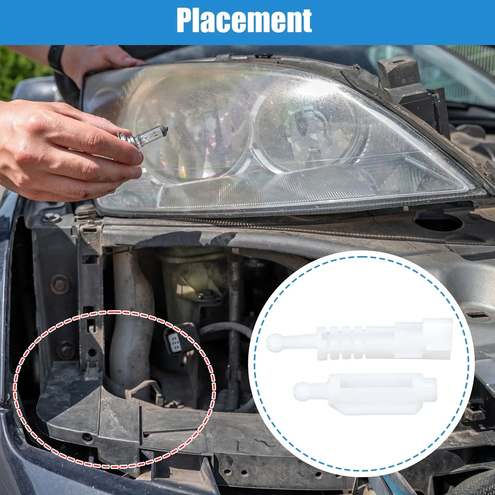 Headlight Bracket & Mount for BMW E39 (1996 - 2000)