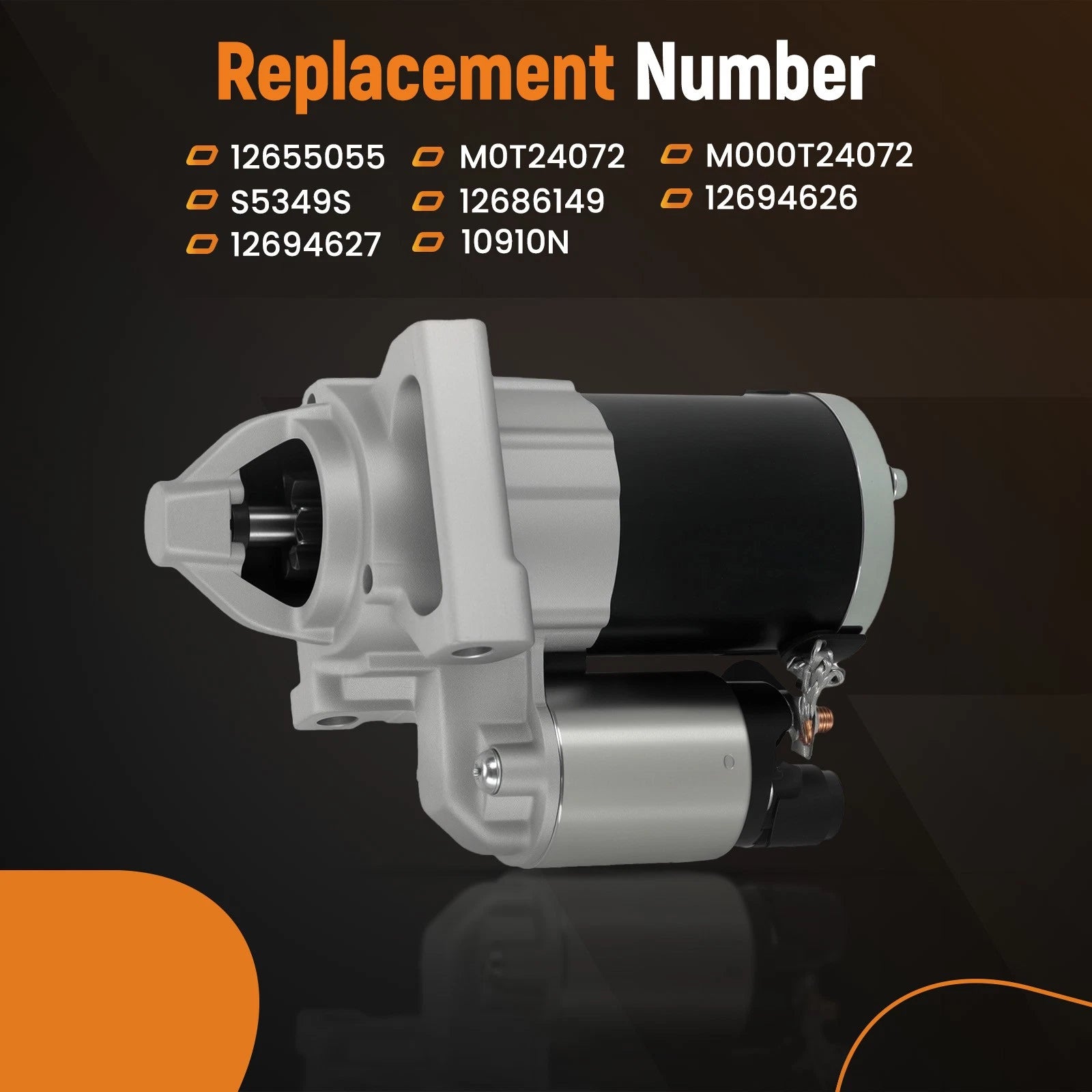 Starter Motor for Chevrolet Silverado 1500 GMC Sierra 1500 (2014–2016)