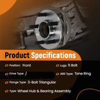 Front Wheel Hub & Bearing Assembly for Chrysler 300/Dodge Challenger (2005–2010) 513325