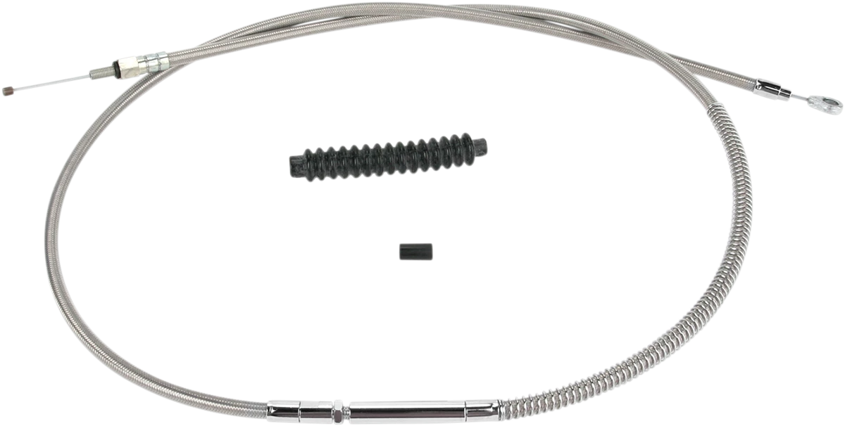 Barnett Stainless Steel Clutch Cable for Harley-Davidson (+6")