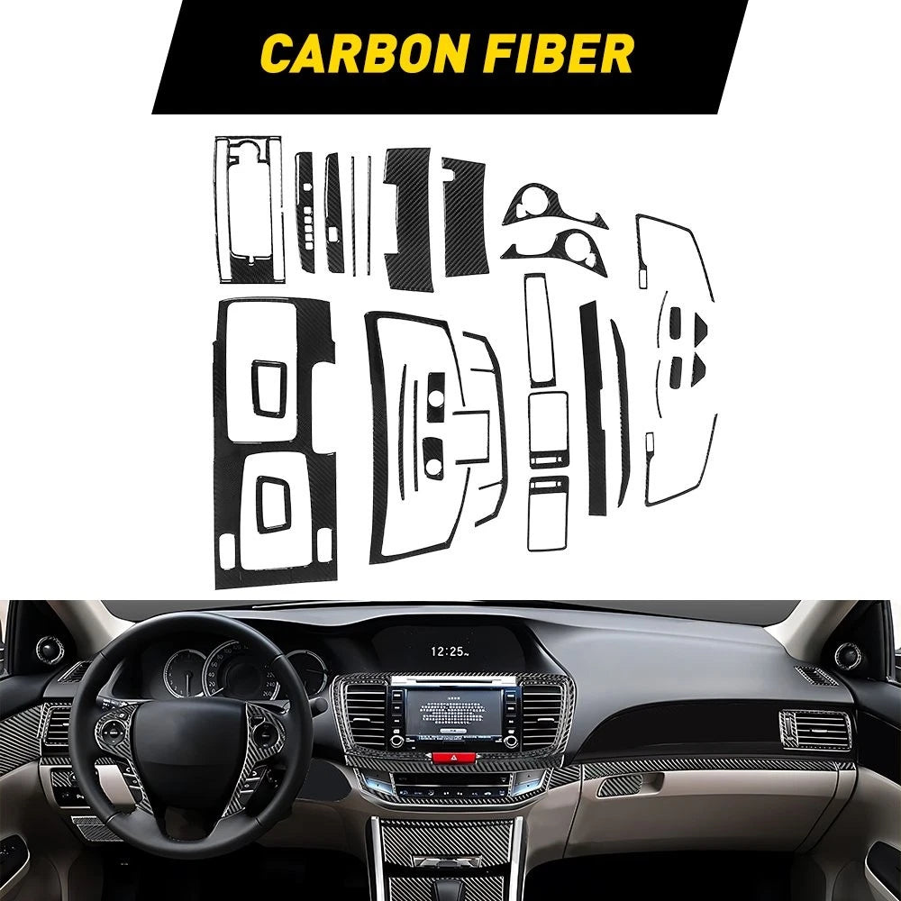 31X Carbon Fiber Inside Dash Cover Trim for Honda Accord (2013–2017) EPY