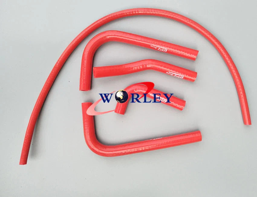 Silicone Radiator Hose for KAWASAKI KX250F 2017-2017 - Red