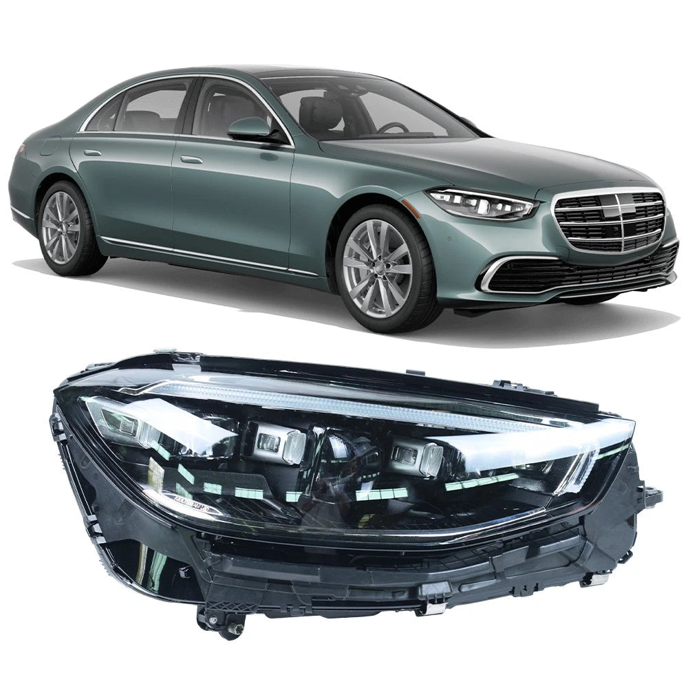 Right Side Multibeam LED Headlight for Mercedes Benz S-Class S500 S580 (2021–2025)