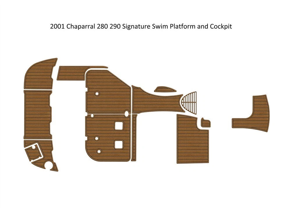 EVA Teak Floor Pad for Chaparral 280 290 Signature (2001)