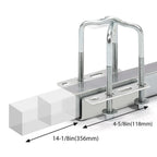 Set of 2 Zinc-Plated Guide On Posts for Boat Trailer (40")