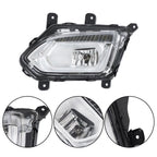 Left Fog Light Housing for Chevrolet Equinox (2016–2017) Clear Halogen