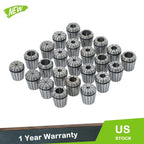 24PC Collet Set for Milling Machines (ER40)