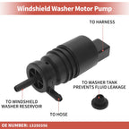 Windshield Washer Pump w/ Grommet for Buick Regal (No. 13250356)