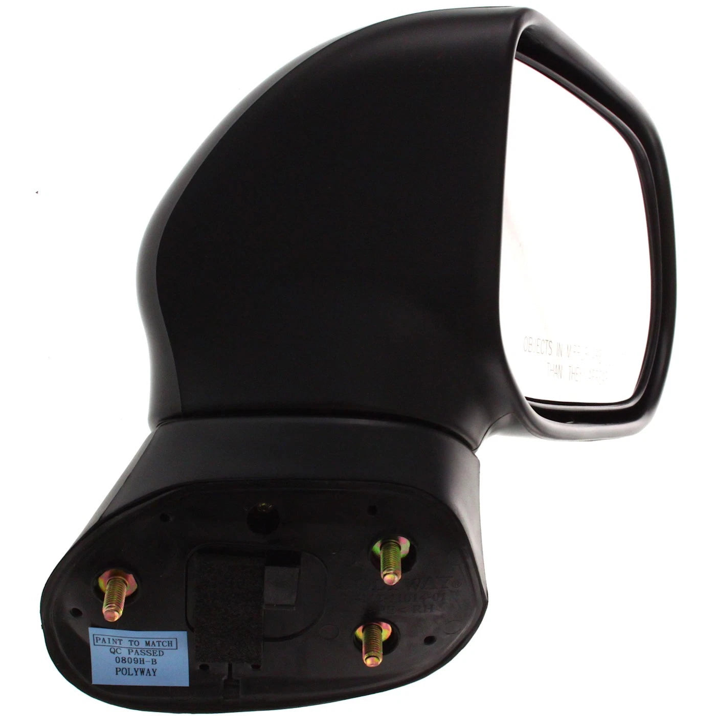Manual Mirror for Honda Civic Sedan (2006–2011) Right Textured Black