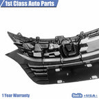 Chrome Mesh Hood Bumper Grille for Honda HR-V (2019–2020)