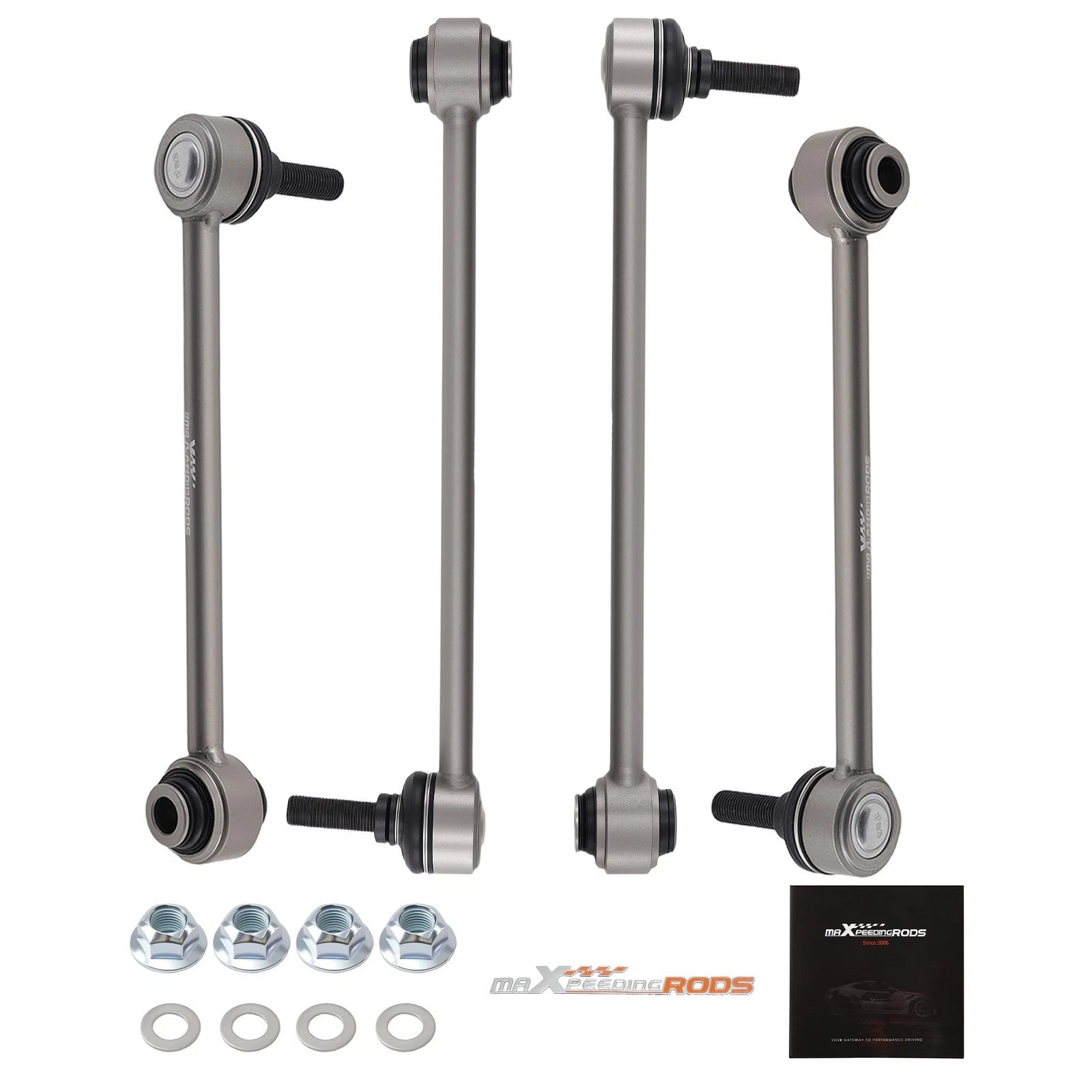 1-2.5" Lift Full Set Front Rear Sway Bar Links for 2007-2021 Jeep Wrangler JK JL