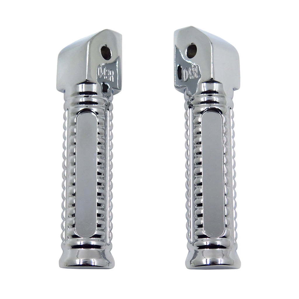 Chrome Racing Foot Pegs for Kawasaki ZX-6R 636RR ZZR 750 1100 1200 10R