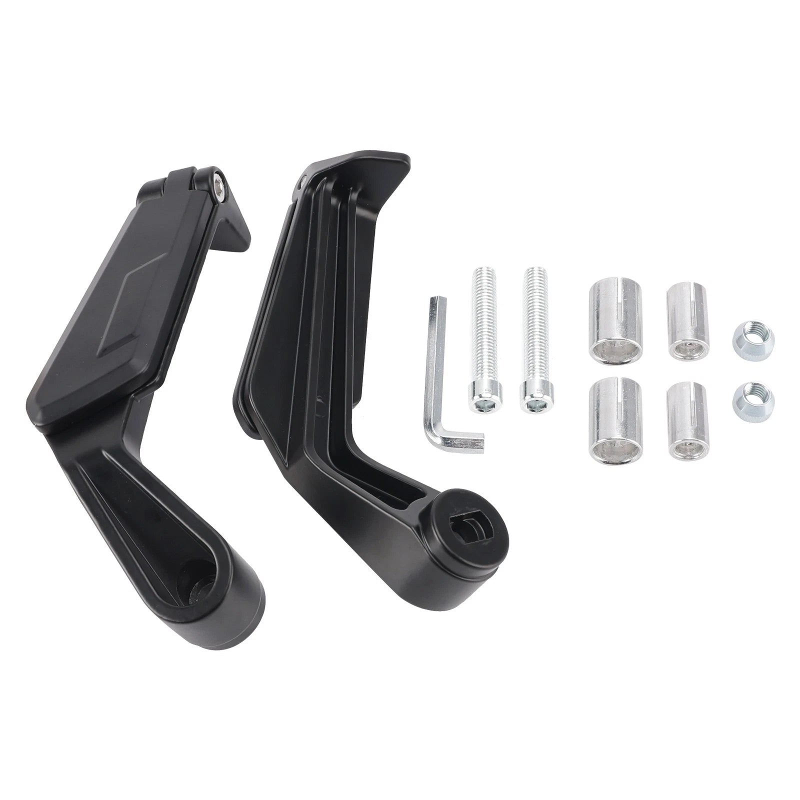 Pair Lever Guard Protection with Folding Handlebar Mirrors for Mini Motorcycle (22mm)