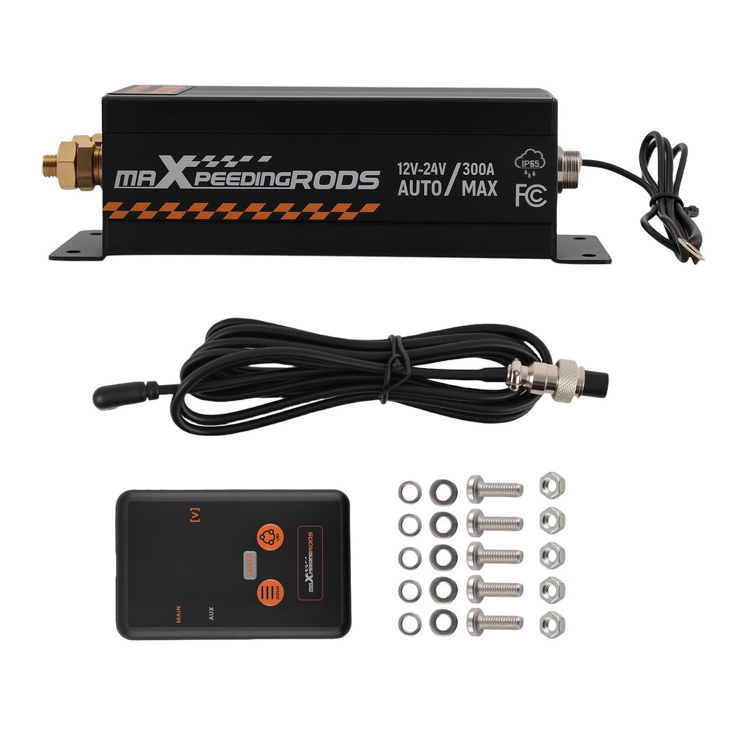 Dual Battery Smart Isolator 300A for Universal Vehicle Marine