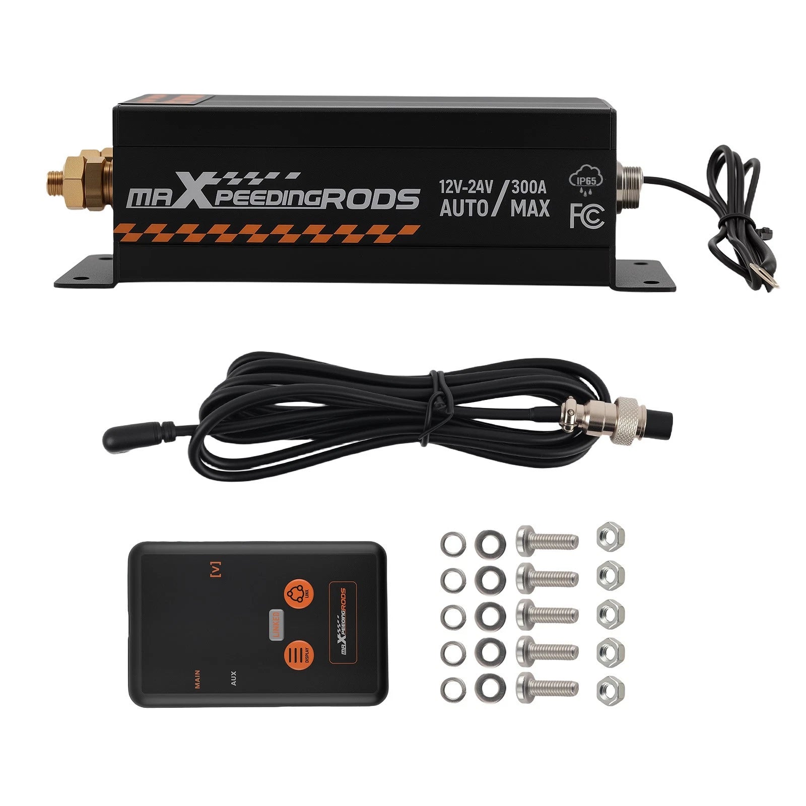 Dual Battery Smart Isolator 300A for Universal Vehicle Marine