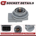 Turn Signal Light Socket for Kia Forte (2019–2021) No. 92164M7000 3 Pin