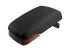 Leather Console Lid Pull Over Cover for Kia Amanti (2004–2006) Black