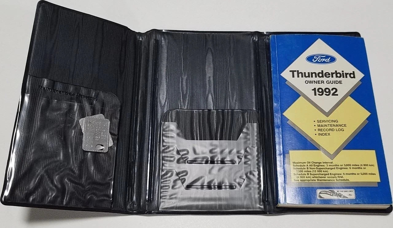Owners Manual Collection for Thunderbird (1992)