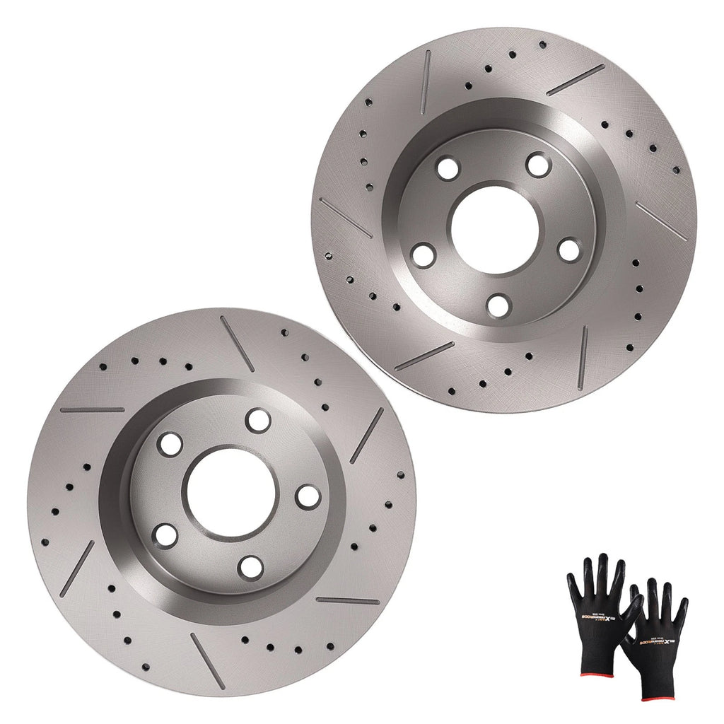 Front Brake Rotors Kit for Jeep Wrangler (2007–2018) S53040