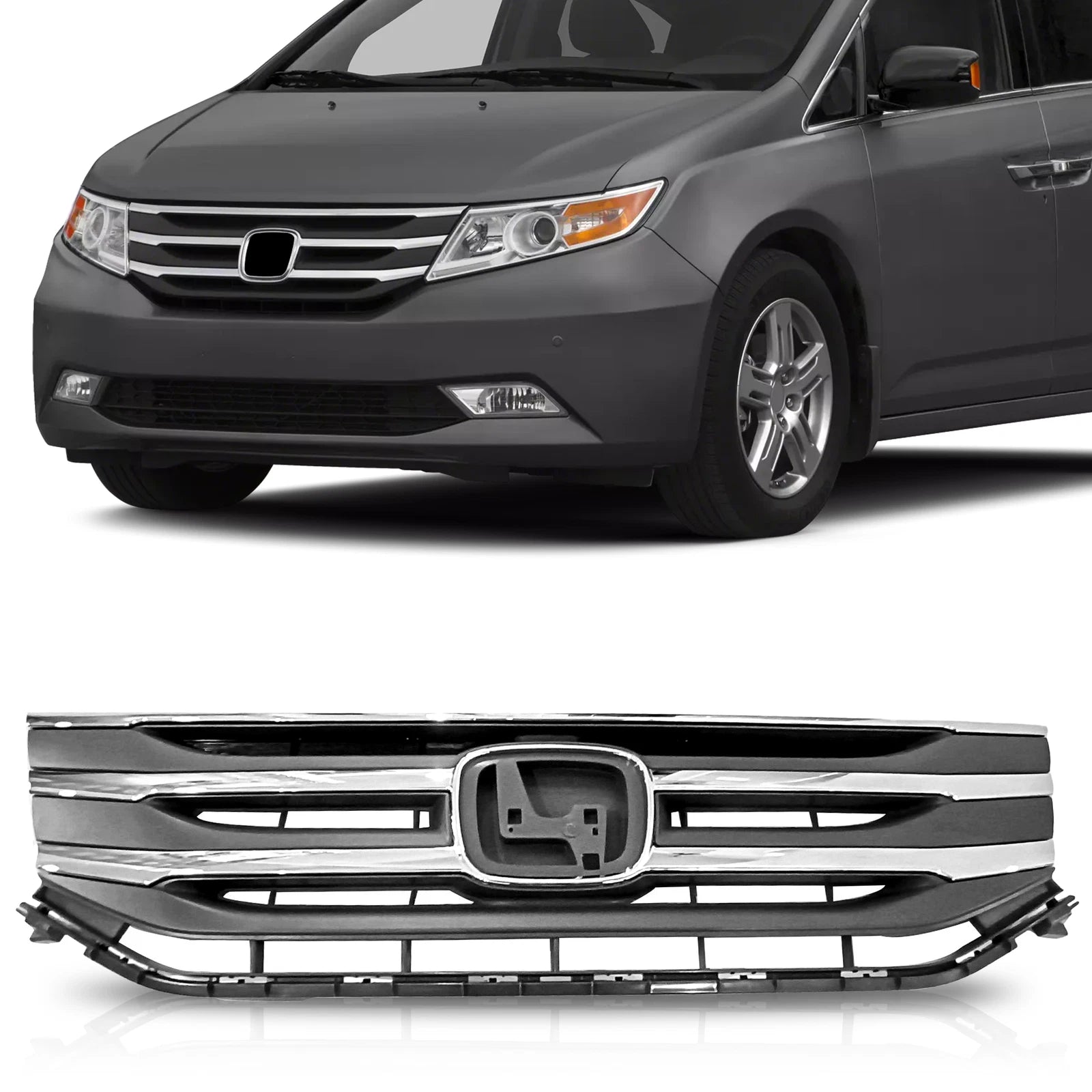 Front Grille for Honda Odyssey (2011–2013)