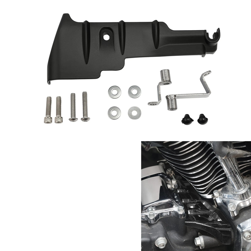 Rear Cylinder Engine Base Cover Trim for Harley Touring (2009–2016) Black