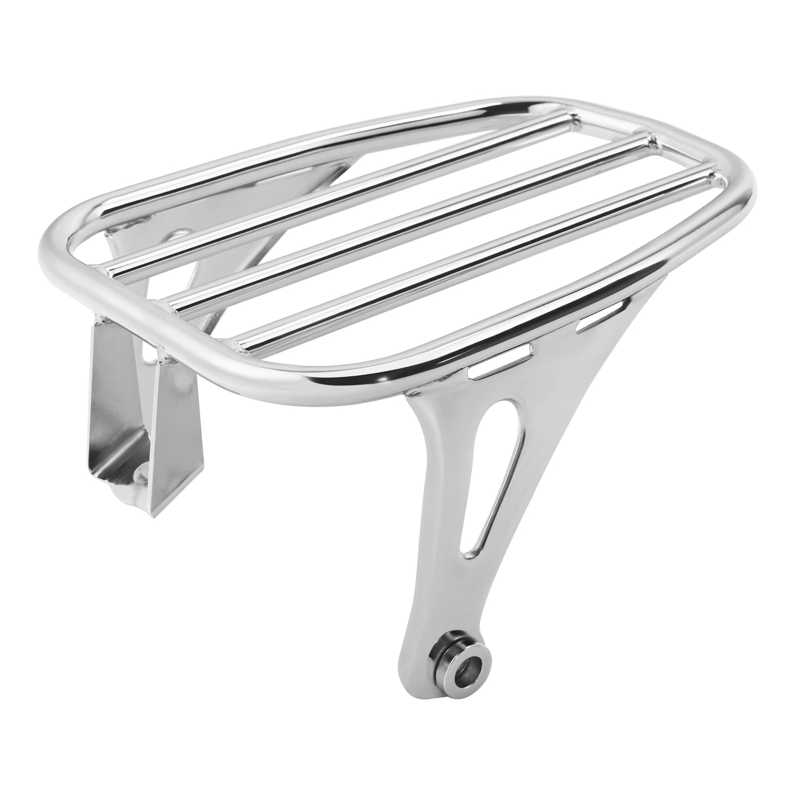 Chrome Solo Luggage Rack for Harley Softail Slim Street Bob (2018–2025)