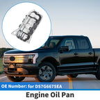 1 Pc Engine Oil Pan for Ford Escape (2013–2018) DS7G6675EA Aluminum Silver