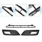 Set of 1 Front Lower Bumper Grille Grill for Audi A4 B8PA (2013–2015) No.8KD807681 Black