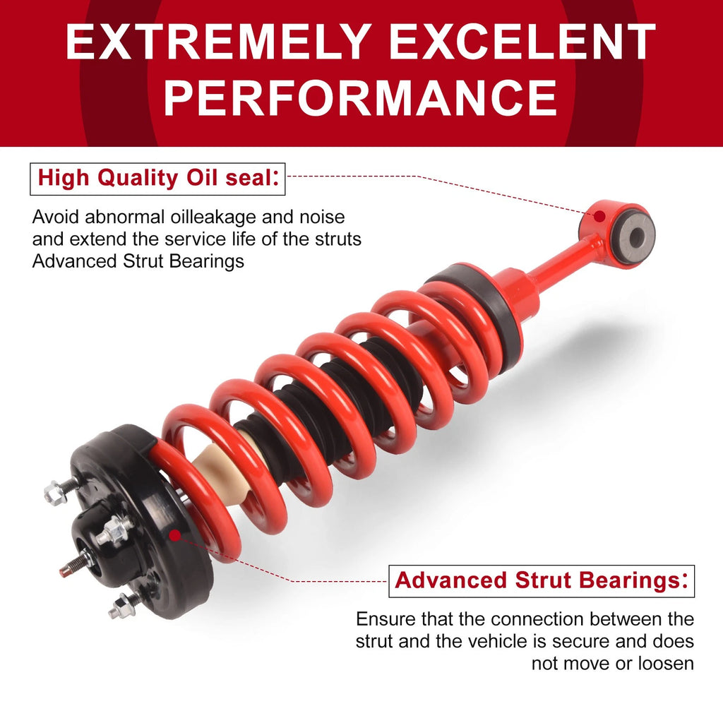 2X Front Shock Struts Assembly for Ford F-150 Lincoln Mark LT (2004-2008)