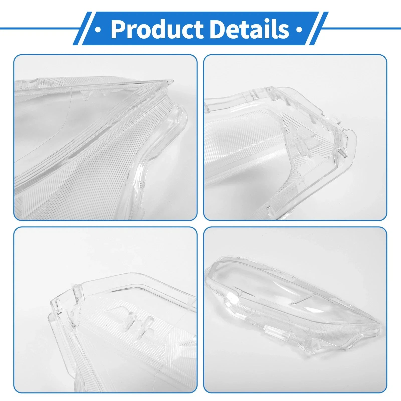 Car Front Left Headlight Lens Cover for Honda Civic (2016-2018)