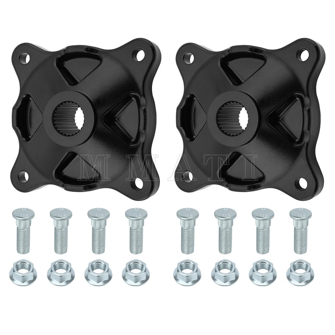 2Pcs Rear Wheel Hubs Kit for Polaris Sportsman 330 335 400 500 (2000–2014)