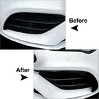 Front Fog Light Cover Trim for Mercedes Benz CLA C118 (2021-2023) Black
