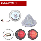 3D Red LED Tail Lamp Lights Assembly for Impala Bel Air (1960–1961)