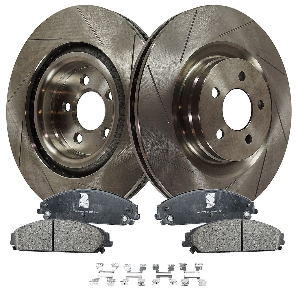 Brake Disc Rotors and Pads Kit for Chrysler 300 Dodge Charger (2016)
