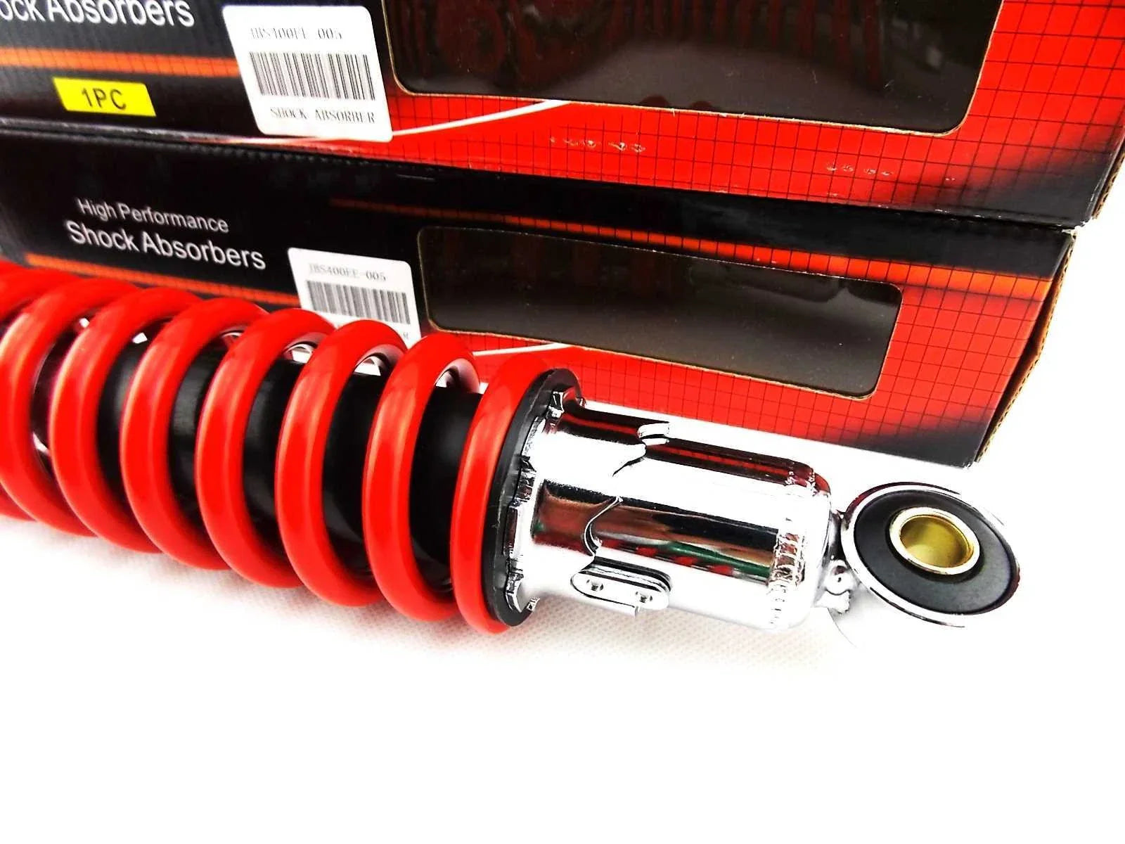 400mm Red/Chrome Rear Shock Absorbers for Honda XR200