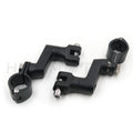 Chrome 1.5" 38mm Highway Engine Crash Bar Footrest Pegs for Harley