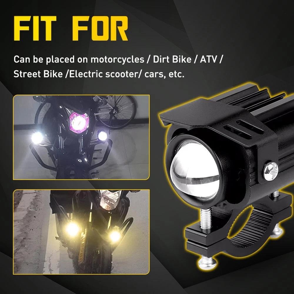 100W LED Motorcycle Headlight for ATV (Hi/Lo Spot Light)
